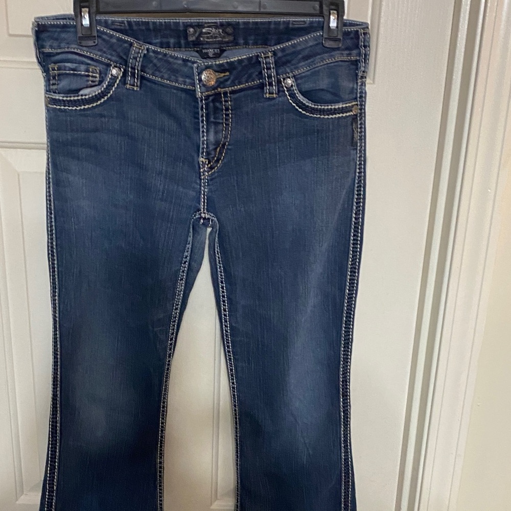 Silver Jeans Dark Blue Flare Women's Jeans